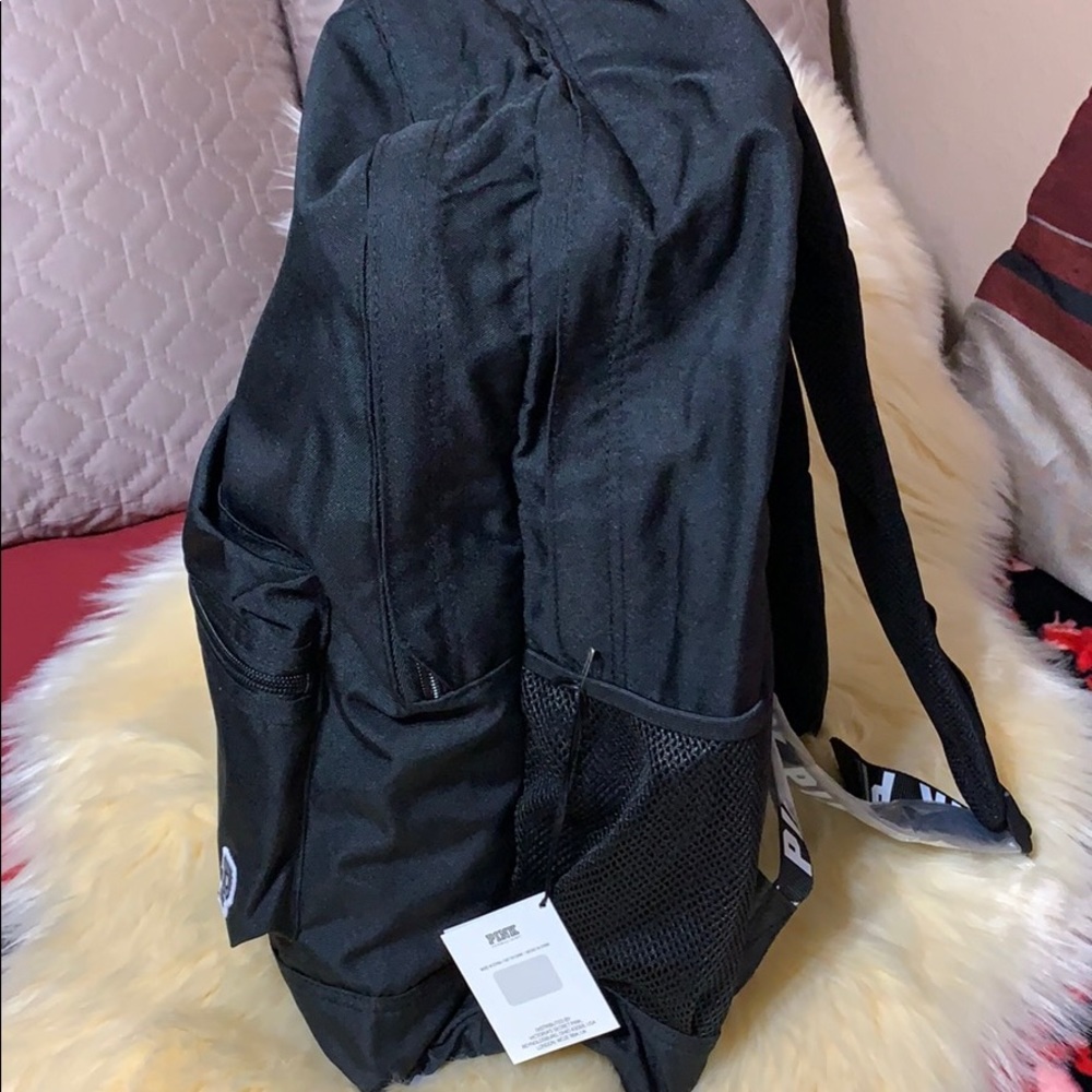 Pink Black Campus Back Pack - Picture 6 of 8